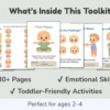 Big Feelings Toolkit for Toddlers | Emotional Regulation Printable | Ages 2–4 | Social Emotional Learning Activities