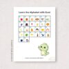 Zumi Alphabet Poster A–Z Printable | ABC Learning Chart | Preschool Wall Art (A4 + US Letter)