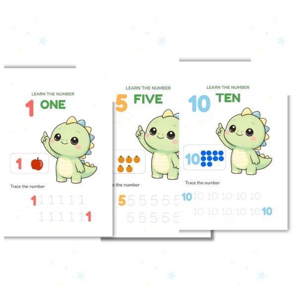Zumi Learns Numbers 1–10 Printable | Toddler Counting Activity | Preschool Worksheet | Kids Learning PDF (A4 + US Letter)