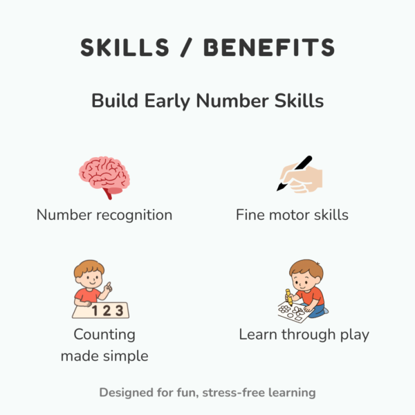 Learn Numbers with Zumi – 1–10 Printable Workbook for Kids (Ages 2–6)
