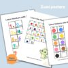 Zumi Learning Posters Bundle Printable | Numbers 1–10, Alphabet A–Z & Colours Chart | Toddler Learning Wall Art (A4 + US Letter)