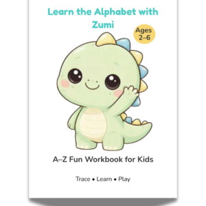 zumi-alphabet-workbook-cover Zumi Alphabet Workbook A–Z Printable | Toddler Learning Activity | Preschool Worksheets | Kids Tracing & Colouring PDF (A4 + US Letter)
