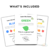Learn Colours Workbook for Kids (Ages 2–6) | Printable Preschool Activity | Trace, Identify & Colour Learning Pack